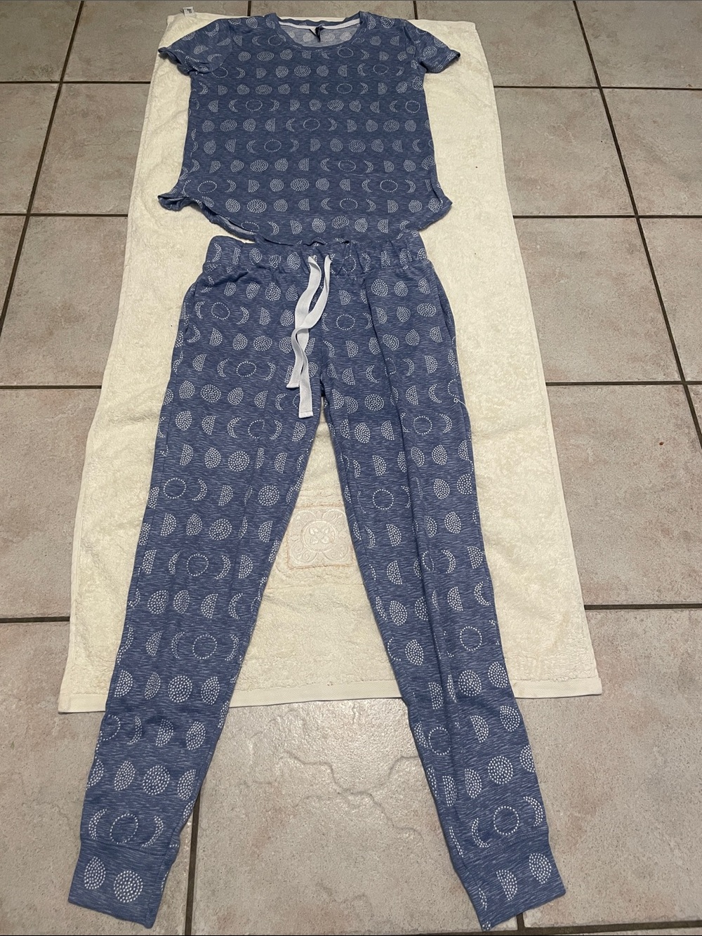 Jaclyn Intimates Blue Lunar Pajamas